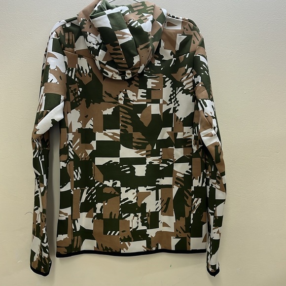 Nike Sportswear Men Tech Fleece Camo Full Zip Hoodie Size Small Green/White - Picture 9 of 9
